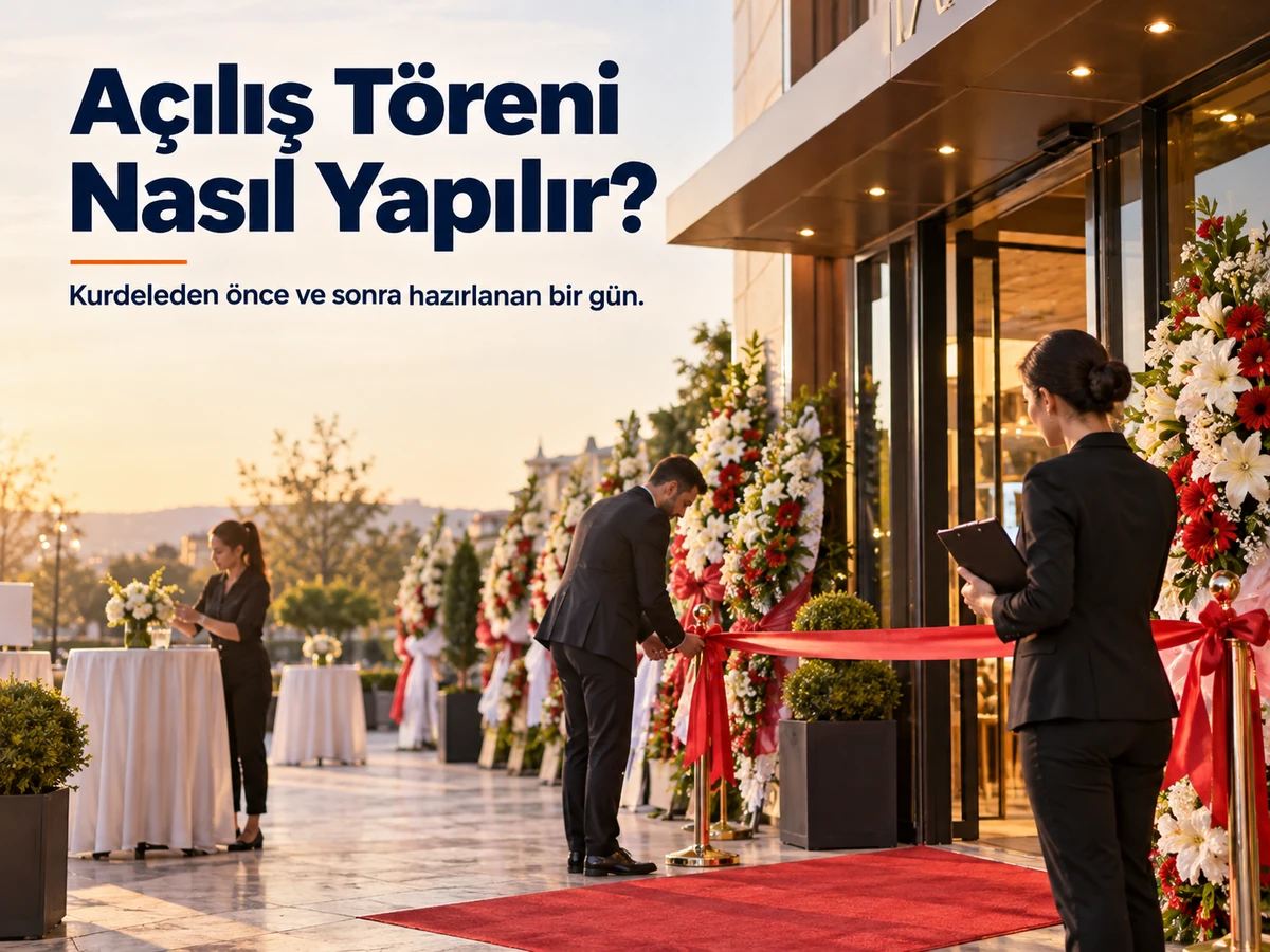 Açılış Töreni Nasıl Yapılır? Kurdeleden Önce ve Sonra Olanlar