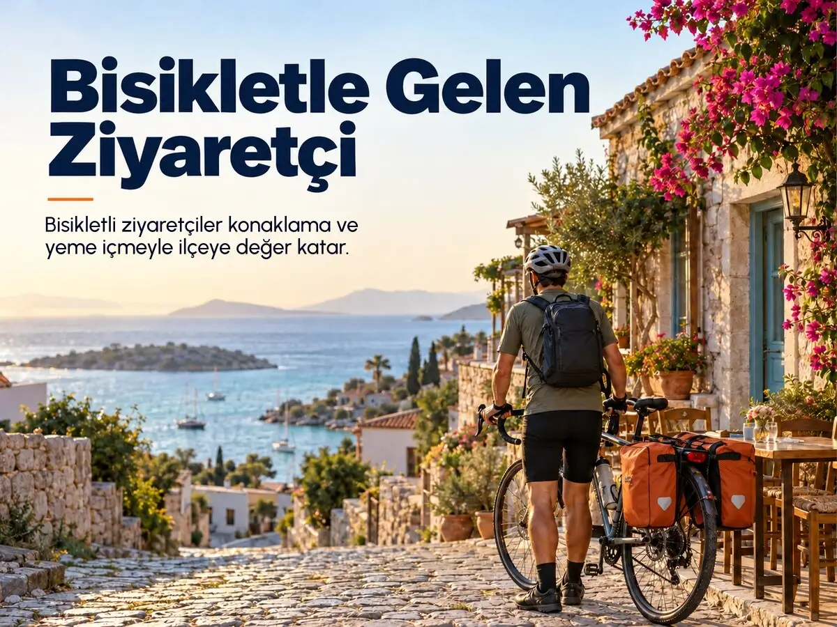 Bisikletle Gelen Ziyaretçi