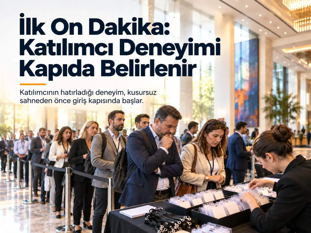 İlk On Dakika: Katılımcı Deneyimi Kapıda Belirlenir