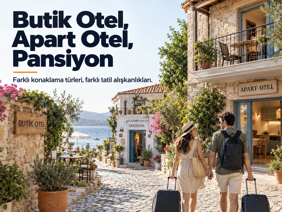 Butik Otel, Apart Otel, Pansiyon: Otel Türleri Arasındaki Fark
