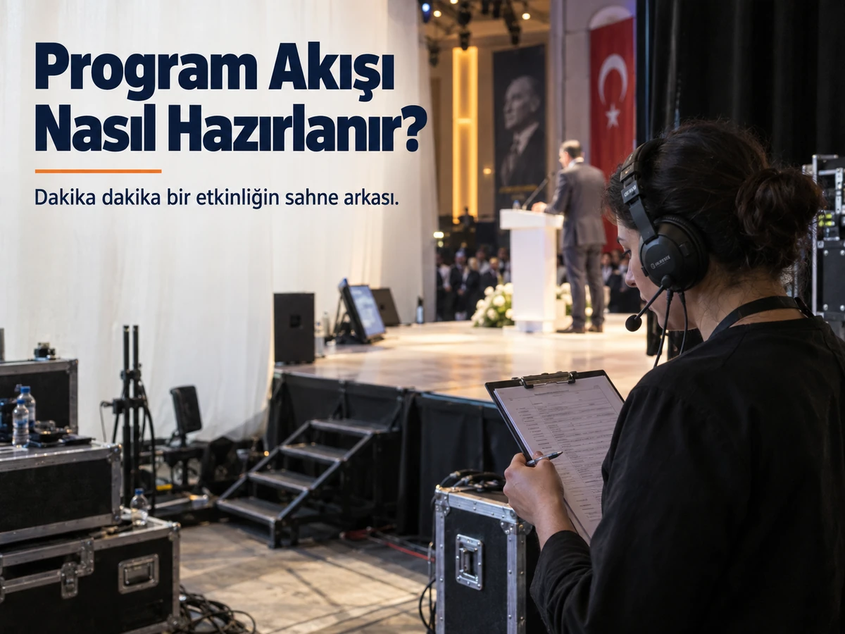 Program Akışı Nasıl Hazırlanır? Dakika Dakika Bir Etkinlik