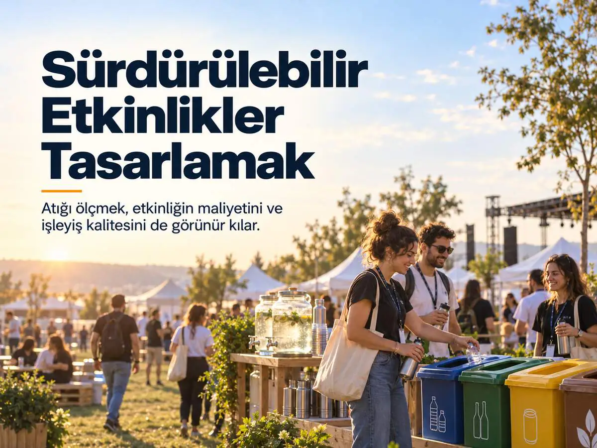 Sürdürülebilir Etkinlikler Tasarlamak: Çevresel Etkiyi Azaltma ve Pozitif Değer Oluşturma Rehberi