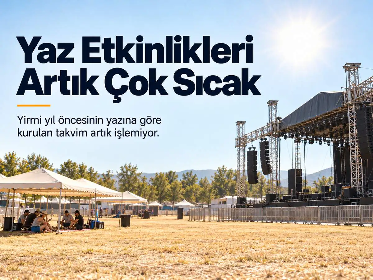 Yaz Etkinlikleri Artık Çok Sıcak